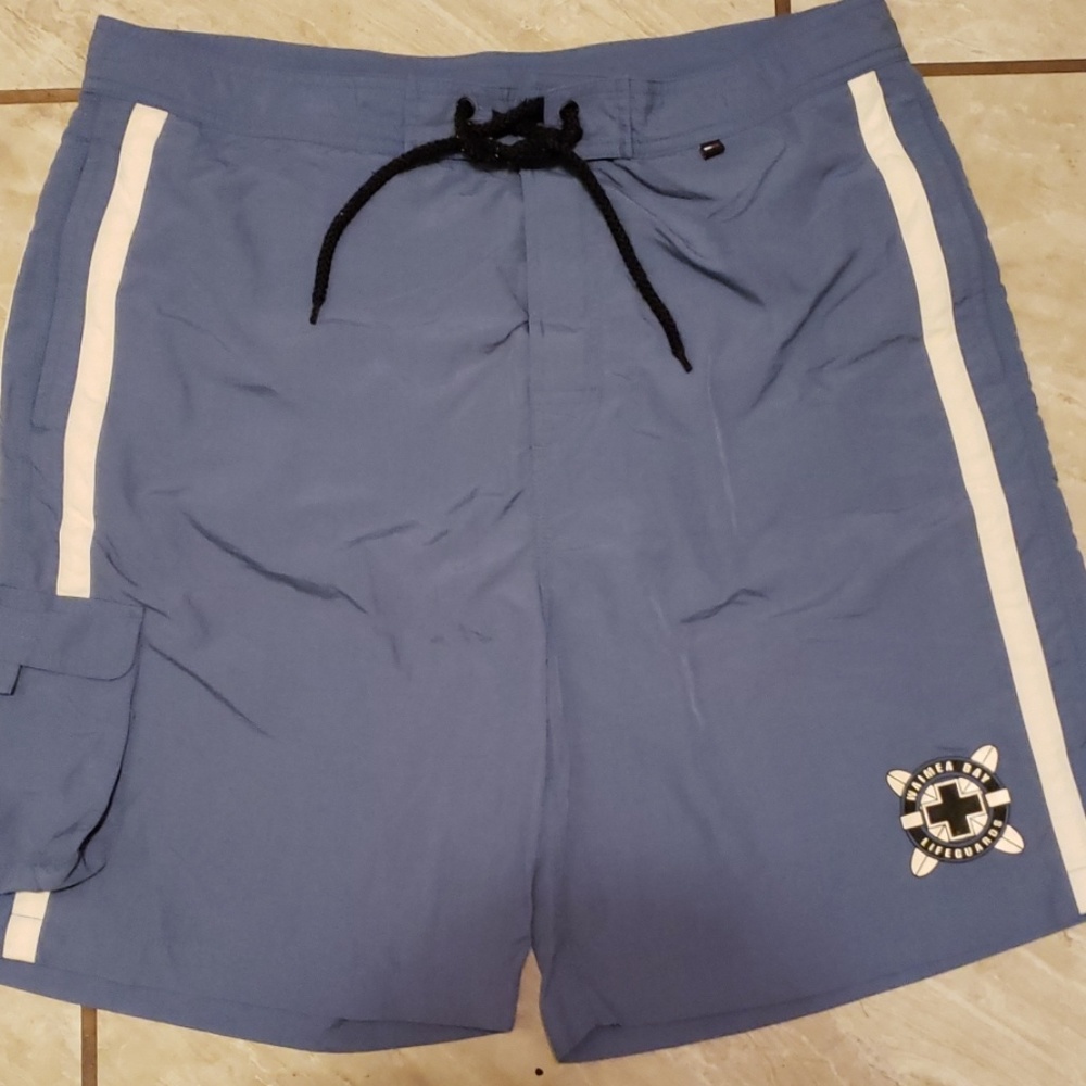 Vintage Tommy Hilfiger lifeguard board shorts